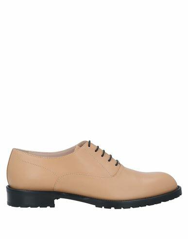 Moreschi Woman Lace-up shoes Sand Calfskin Cover