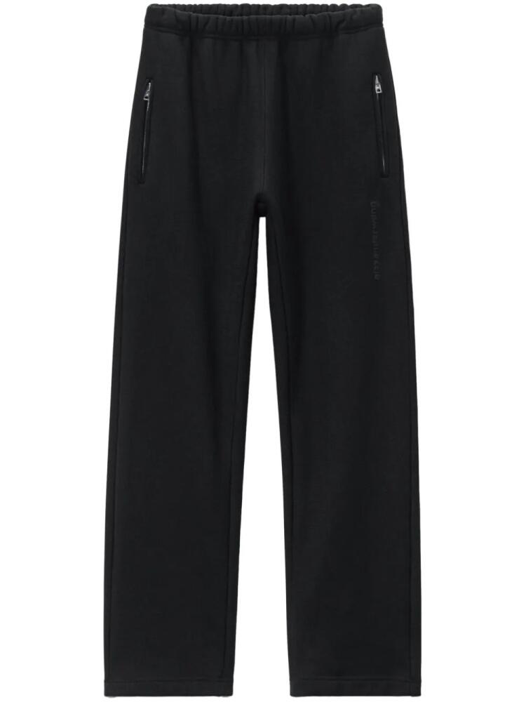 Alexander Wang logo-embossed straight-leg track pants - Black Cover