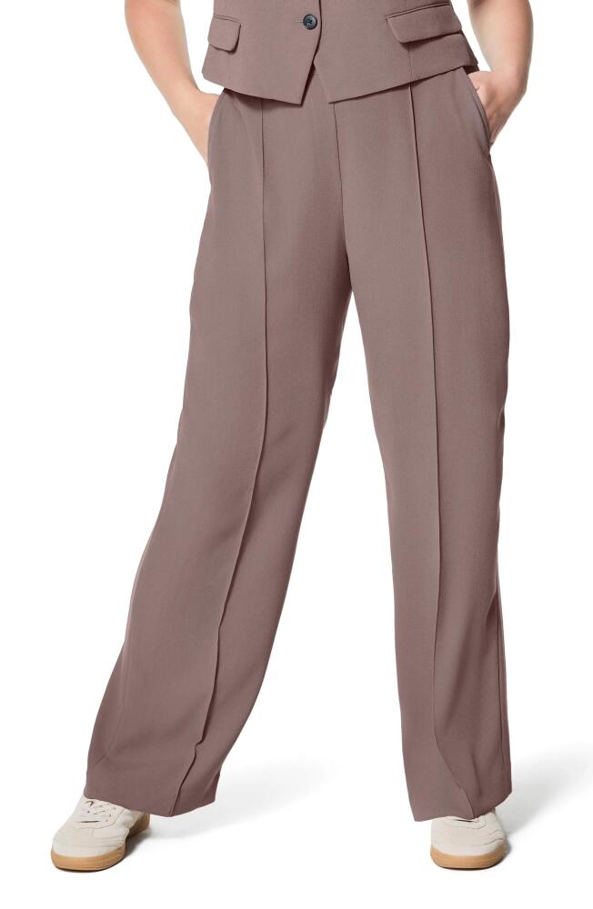 SPANX® Crepe Straight Leg Pants in Smoke Cover