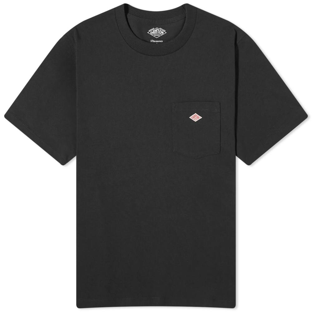 Danton Men's Pocket T-Shirt in Black Cover