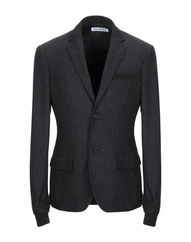 Bikkembergs Man Blazer Steel grey Polyester, Elastane Cover