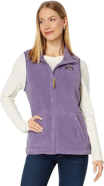 L.L.Bean Mountain Classic Fleece Vest (Muted Purple) Women's Clothing Cover