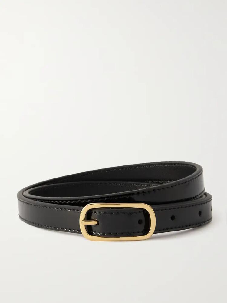 TOTEME - Leather Belt - Black Cover