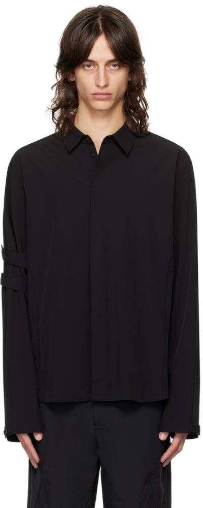 HELIOT EMIL Black Tailored Shirt Cover