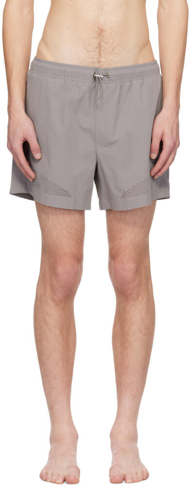 HELIOT EMIL Gray Intine Shorts Cover