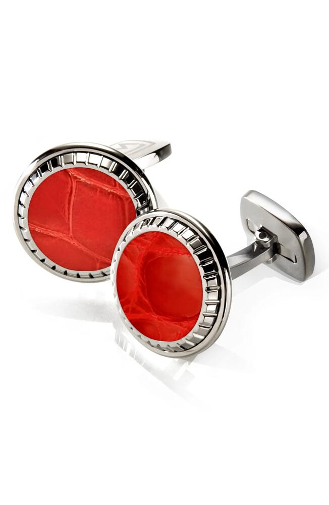 M-Clip® Alligator Cuff Links in Red Cover