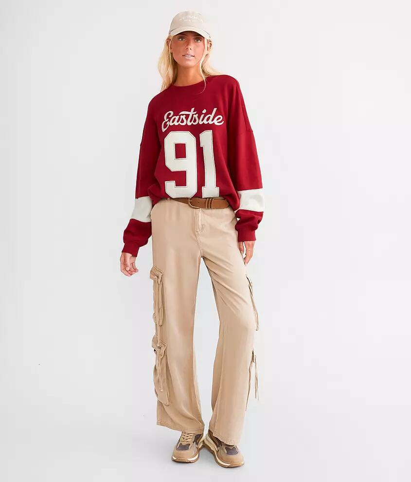 Modish Rebel Eastside Varsity Oversized Pullover Cover