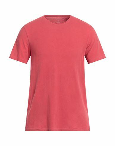 Majestic Filatures Man T-shirt Red Cotton, Elastane Cover