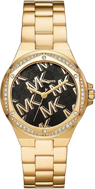 Michael Kors MK7404 - Lennox Three-Hand Gold-Tone Stainless Steel Watch (Gold) Watches Cover