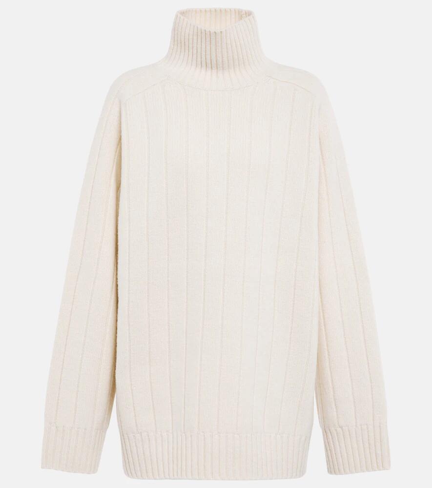 Toteme Ribbed wool and cashmere sweater Cover