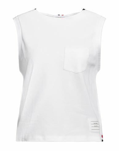 Thom Browne Woman Top White Cotton Cover