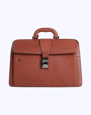 Piquadro Man Handbag Brown Leather Cover