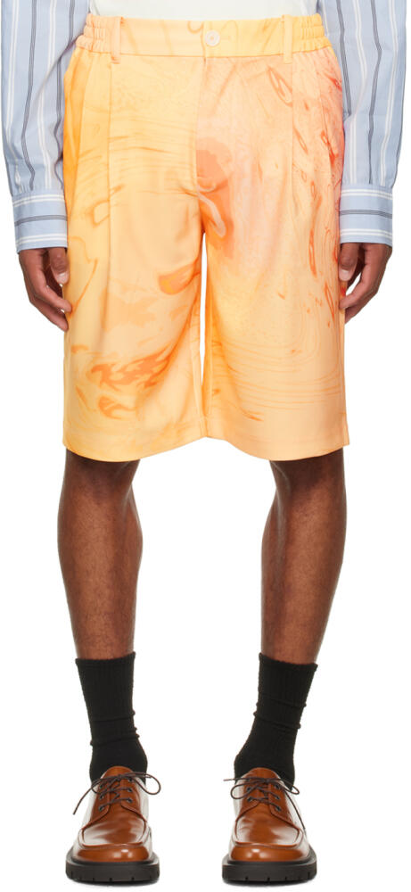 Feng Chen Wang Orange Phoenix Shorts Cover