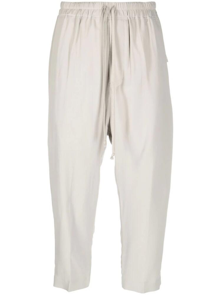 Rick Owens cropped drop-crotch trousers - Neutrals Cover