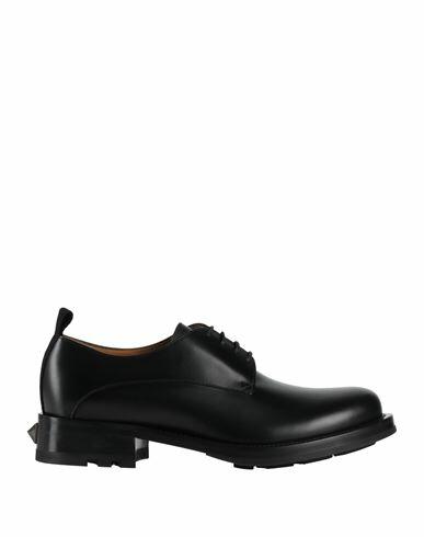 Valentino Garavani Man Lace-up shoes Black Leather Cover