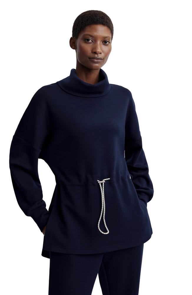 Varley Freya Funnel Neck Sweatshirt in Sky Captain Cover