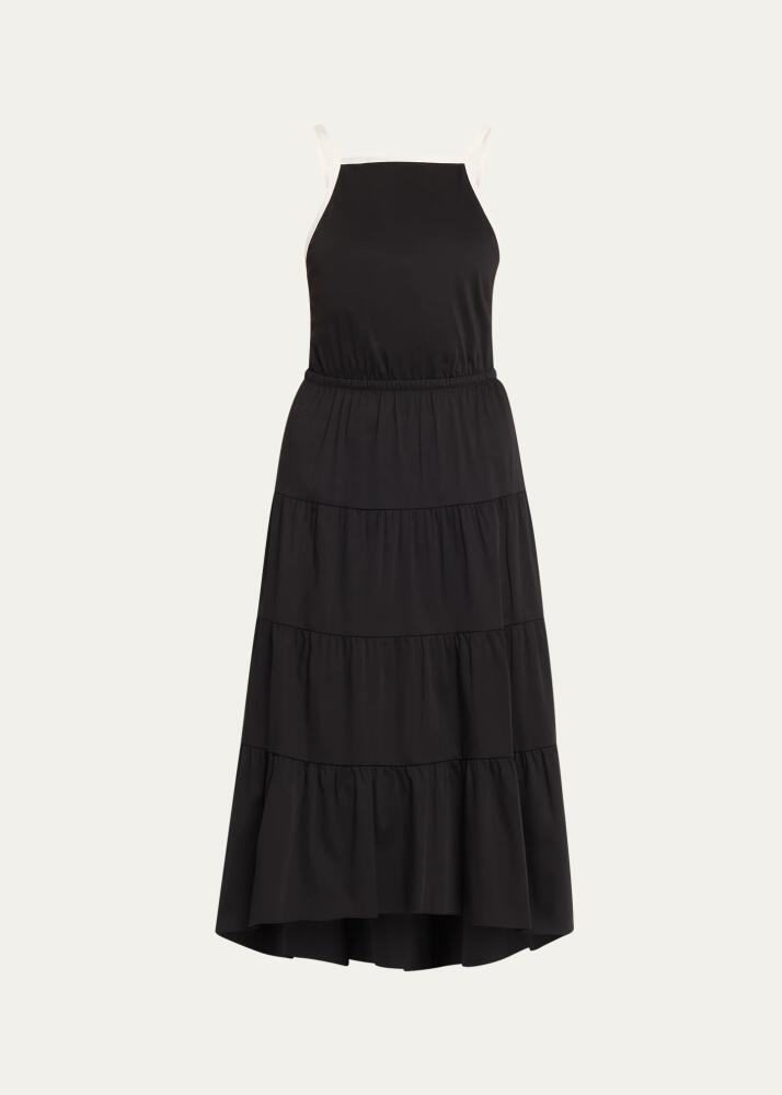 Alice + Olivia Hartley Gathered Midi Dress Cover