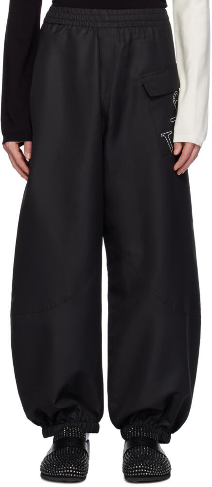 JW Anderson Black Twisted Sweatpants Cover