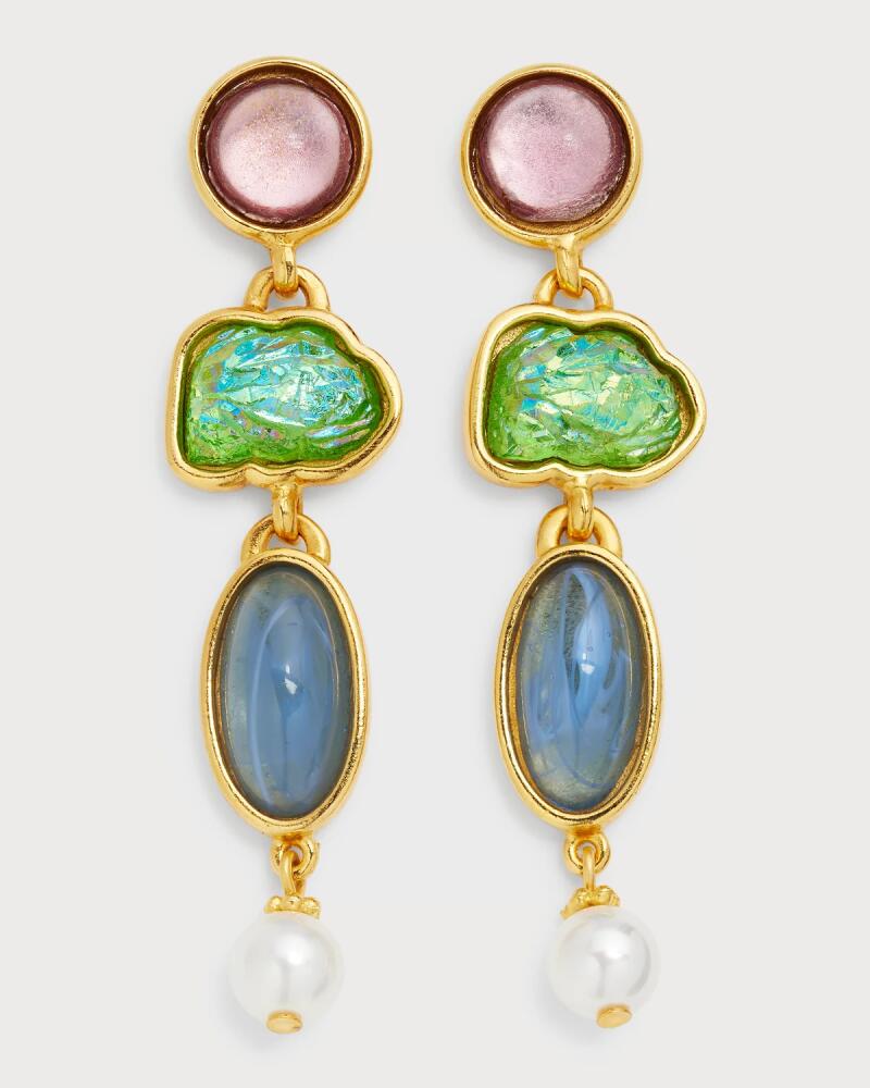 Ben-Amun Multi-Stone and Shape Post Earrings Cover