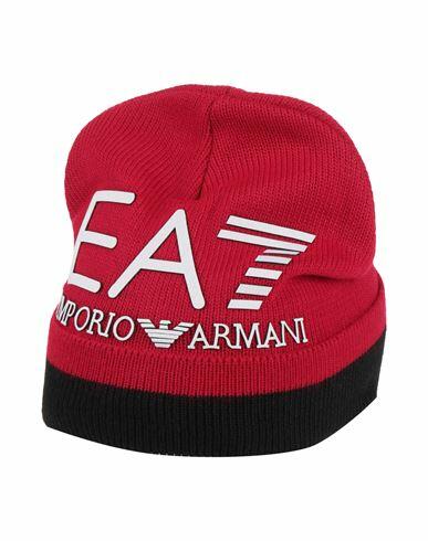 Ea7 Man Hat Red Acrylic Cover