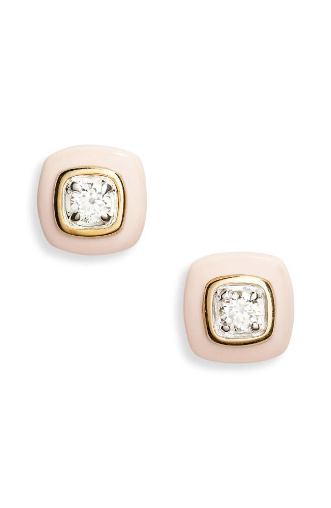 Cast The Brilliant Diamond Stud Earrings in Pink Cover