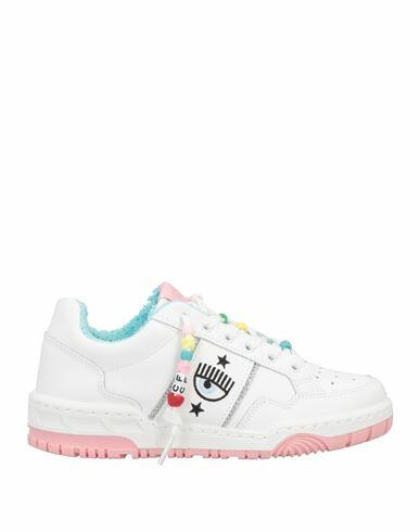 Chiara Ferragni Woman Sneakers White Soft Leather Cover