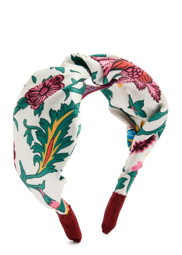 LA Double J Printed Satin Headband - Cover