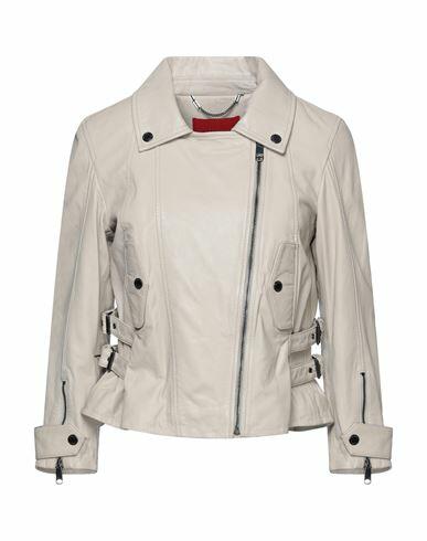 Max & co. Woman Jacket Beige Ovine leather Cover