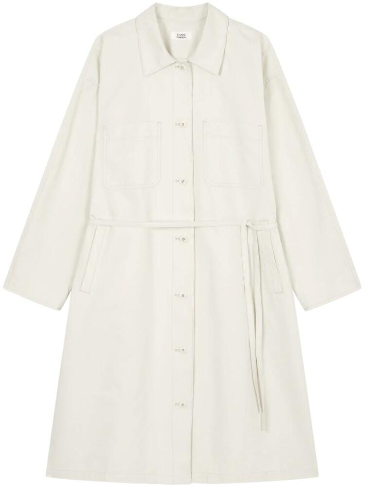 STUDIO TOMBOY belted-waist dress - Neutrals Cover