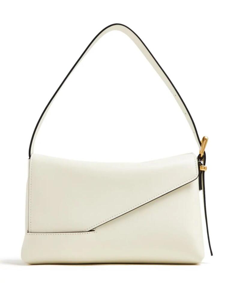 Wandler Oscar leather shoulder bag - White Cover