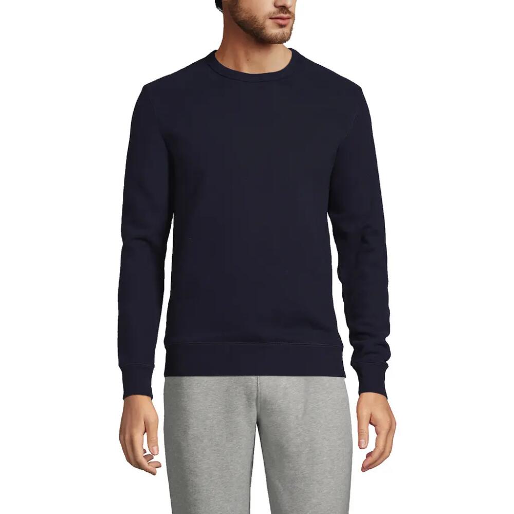 Lands' End Long Sleeve Serious Sweats Crewneck Sweatshirt in Radiant Navy Cover