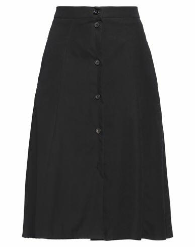 Berwich Woman Midi skirt Black Polyester, Polyamide Cover