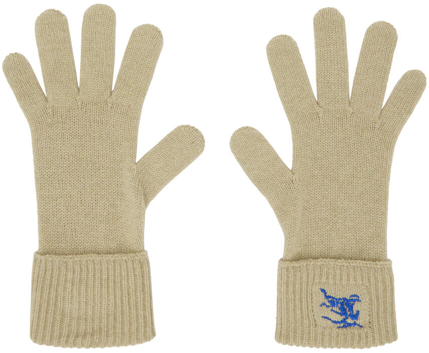 Burberry Beige Cashmere Blend Gloves Cover