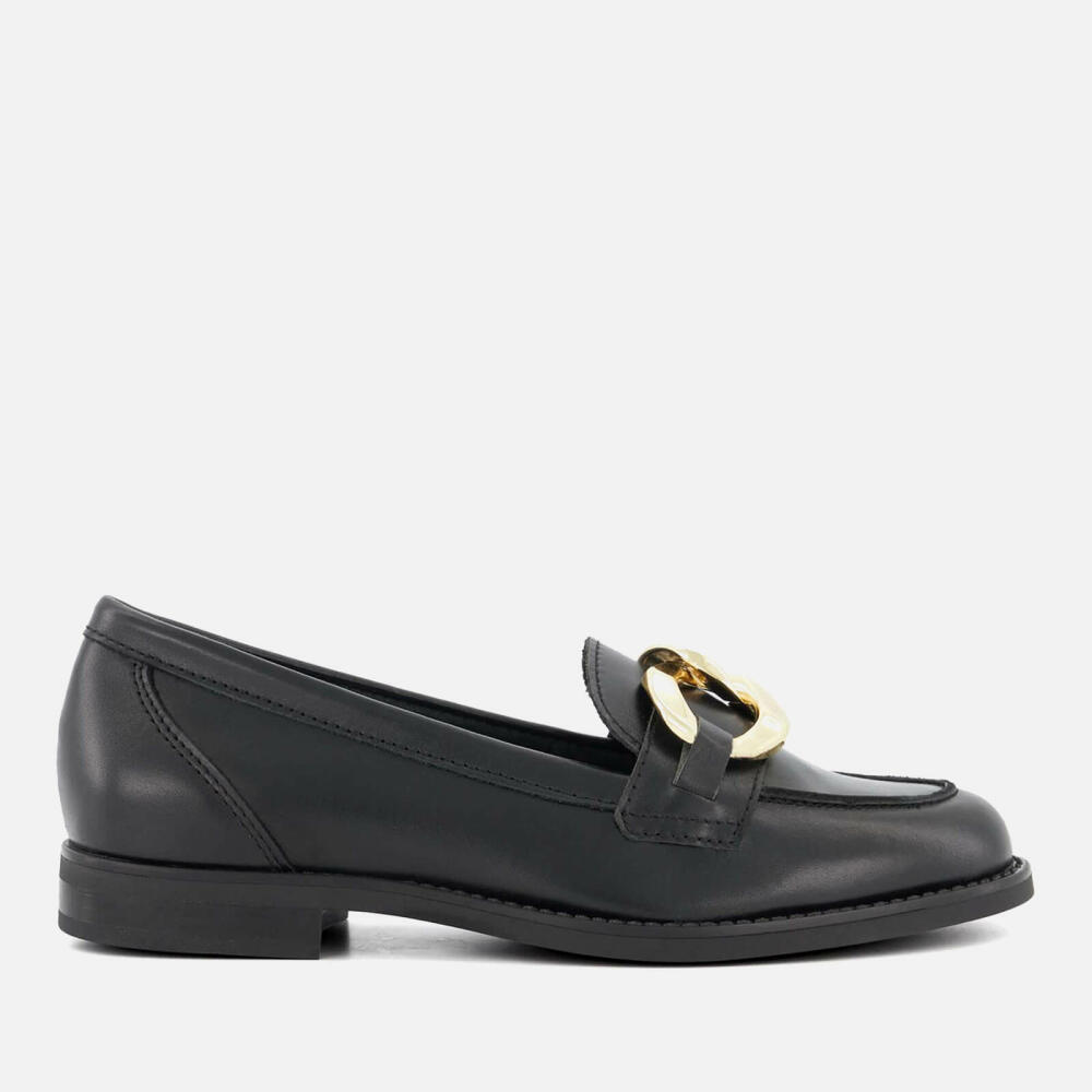 Dune London Women's Goddess Leather Loafers Cover