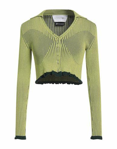 Az Factory Woman Wrap cardigans Acid green Rayon, Nylon Cover