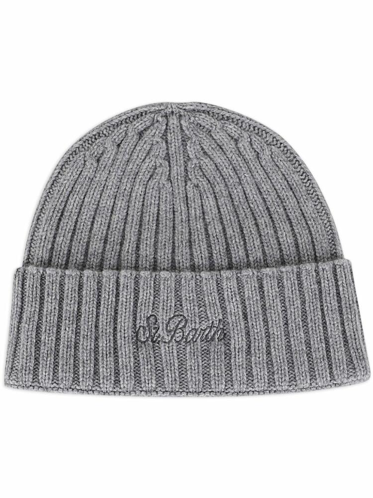 MC2 Saint Barth logo-embroidered beanie - Grey Cover