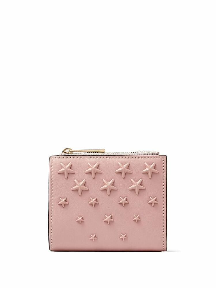 Jimmy Choo Hanni bi-fold leather wallet - Pink Cover