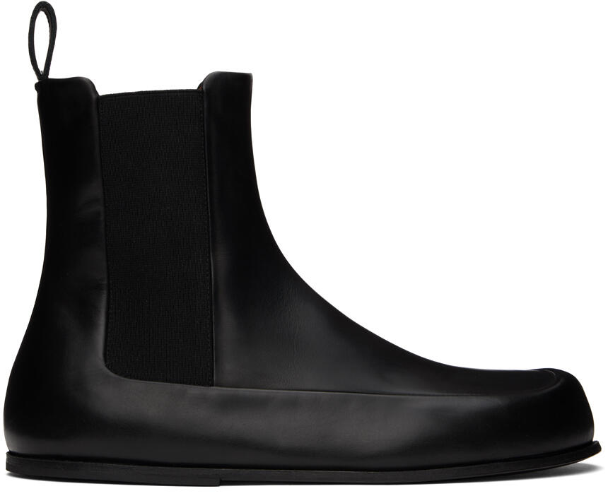 Marsèll Black Accomoda Beatle Chelsea Boots Cover