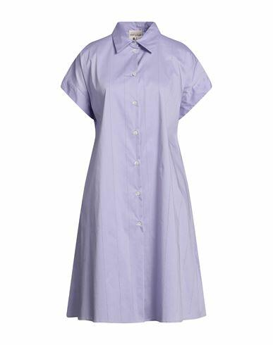 Semicouture Woman Shirt Light purple Cotton, Polyamide, Elastane Cover