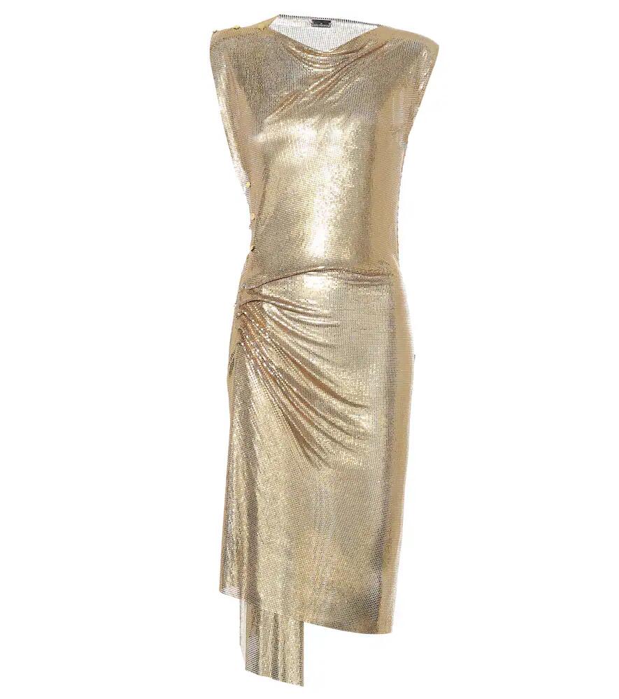 Rabanne Draped mesh dress Cover