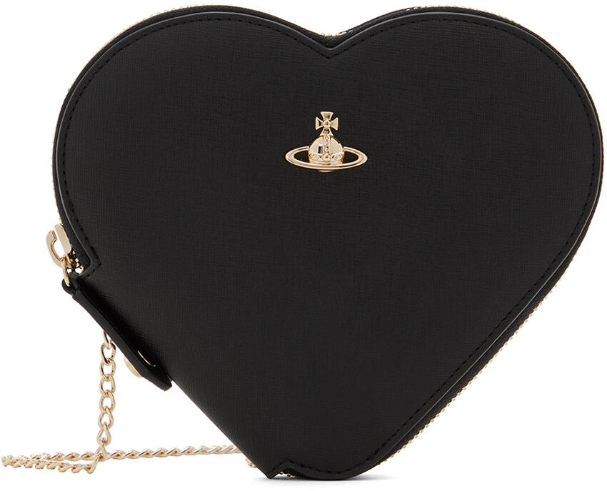 Vivienne Westwood Black New Heart Crossbody Bag Cover