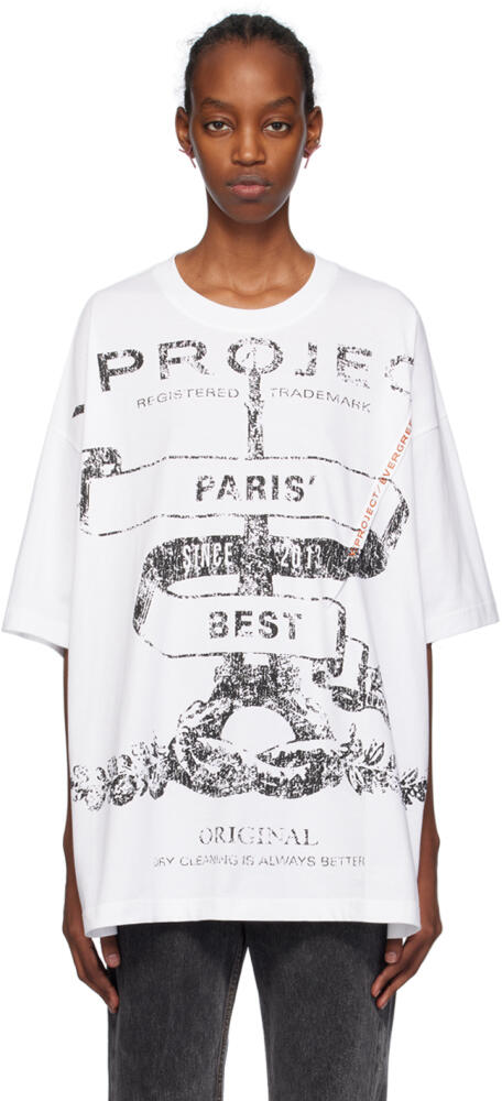 Y/Project White 'Paris' Best' T-Shirt Cover