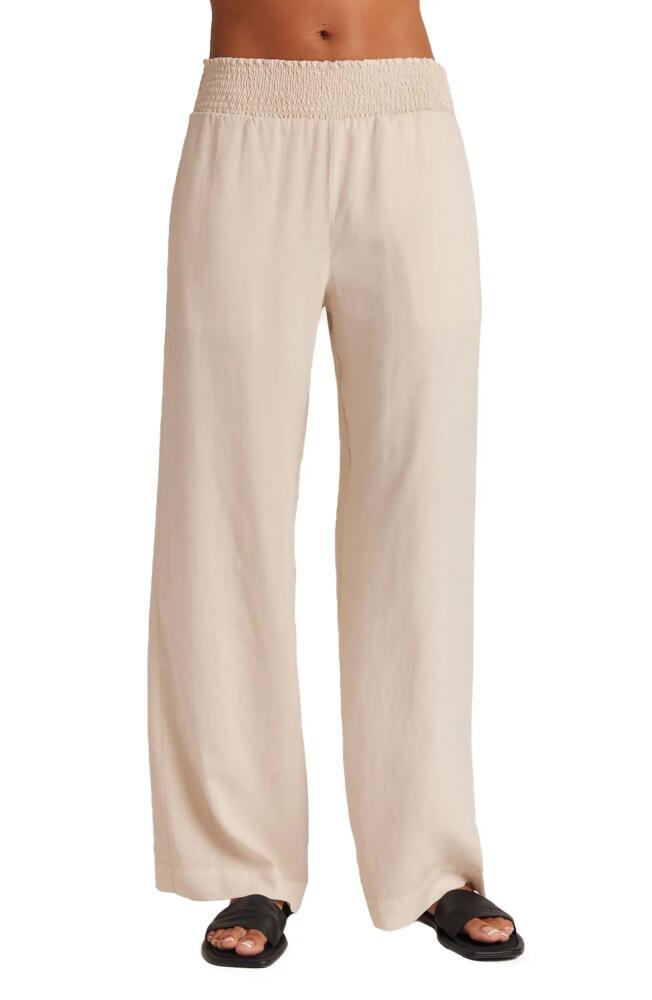 Bella Dahl Smock Waist Wide Leg Pants in Cliffside Cover