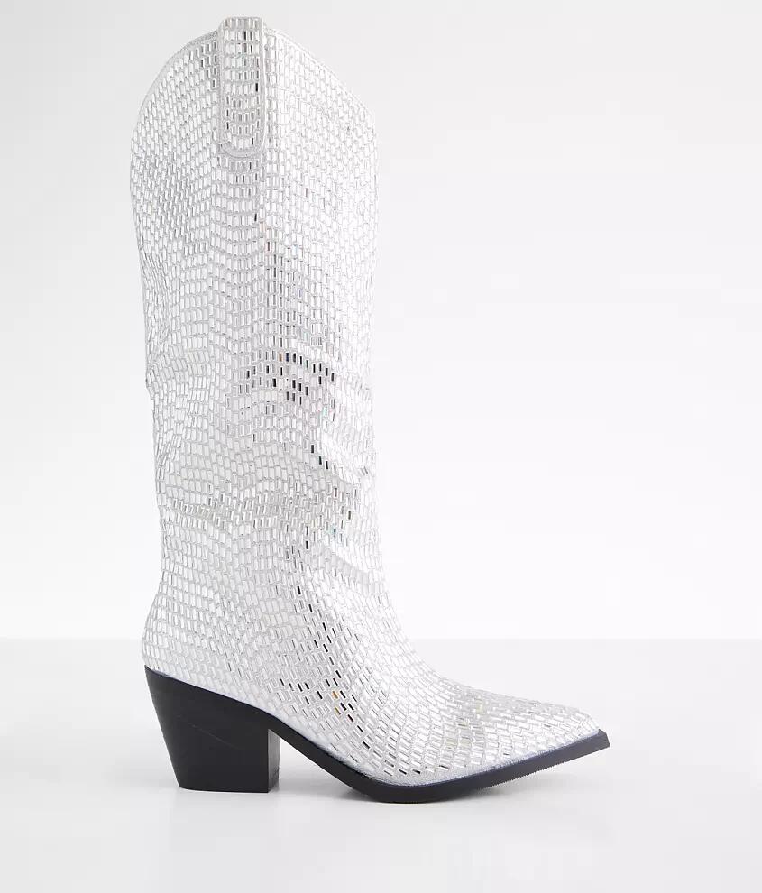 Azalea Wang Driven Rhinestone Western Boot Cover