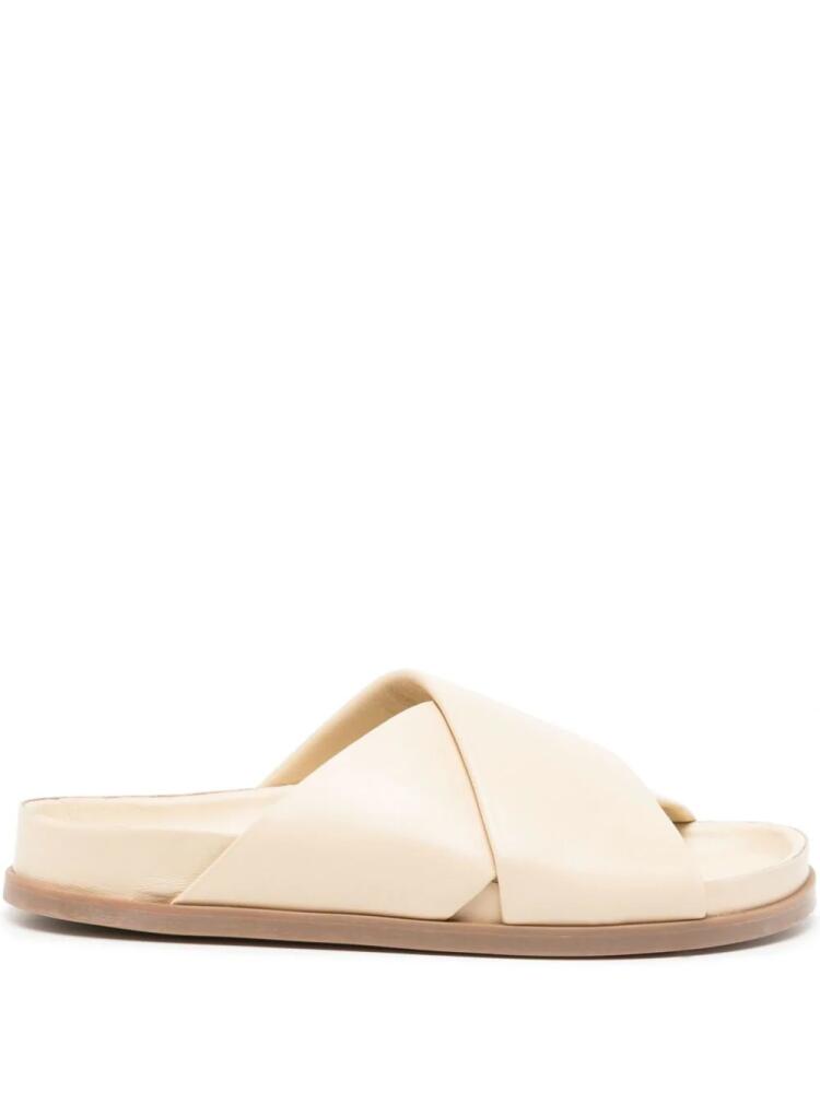 Mansur Gavriel Everyday leather sandals - Neutrals Cover