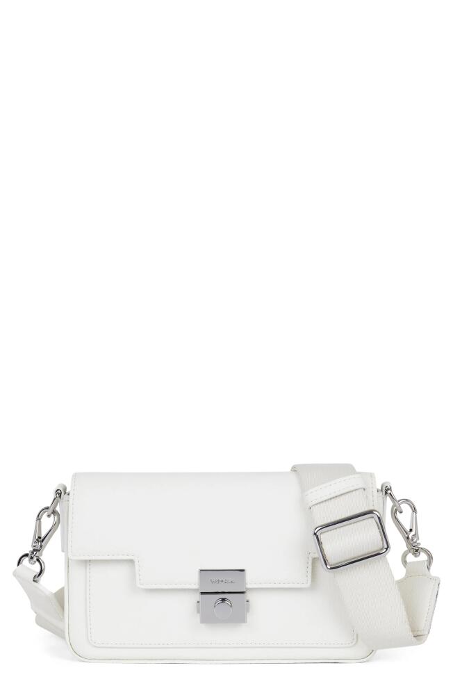 WE-AR4 The Retro Leather Crossbody Bag in Optic White Cover