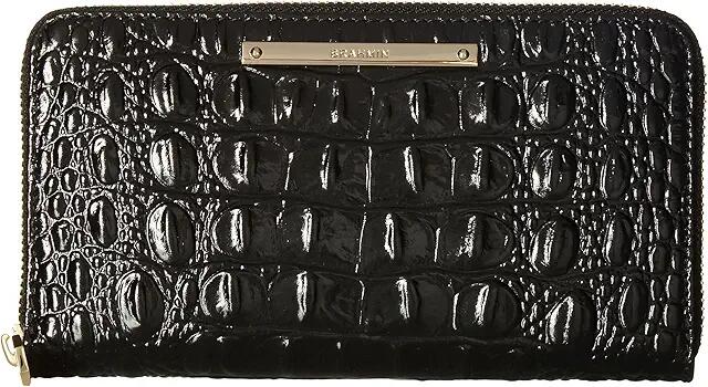 Brahmin Melbourne Suri Wallet (Black) Handbags Cover