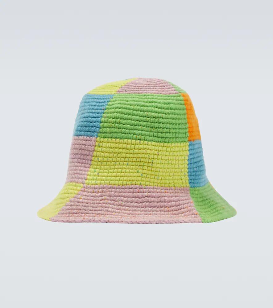 The Elder Statesman Crochet cashmere bucket hat Cover