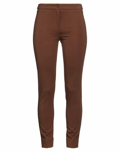 Sfizio Woman Pants Camel Viscose, Polyamide, Elastane Cover