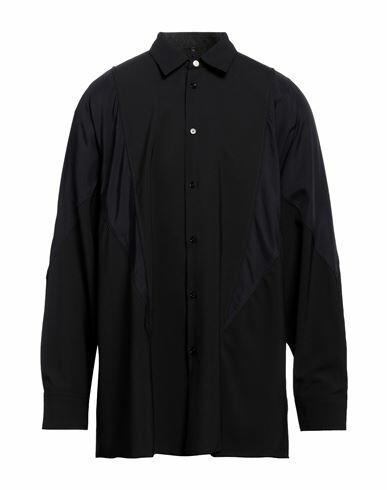 Oamc Man Shirt Black Polyester, Virgin Wool, Elastane, Acetate, Viscose Cover